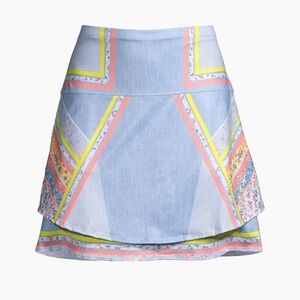 Colorful Patterned Women's Skirt